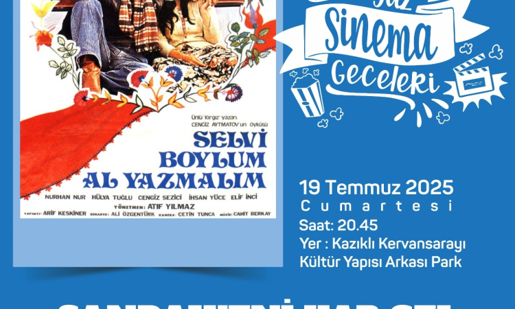 Gölcük’te Ücretsiz Açık Hava Sinema Keyfi!