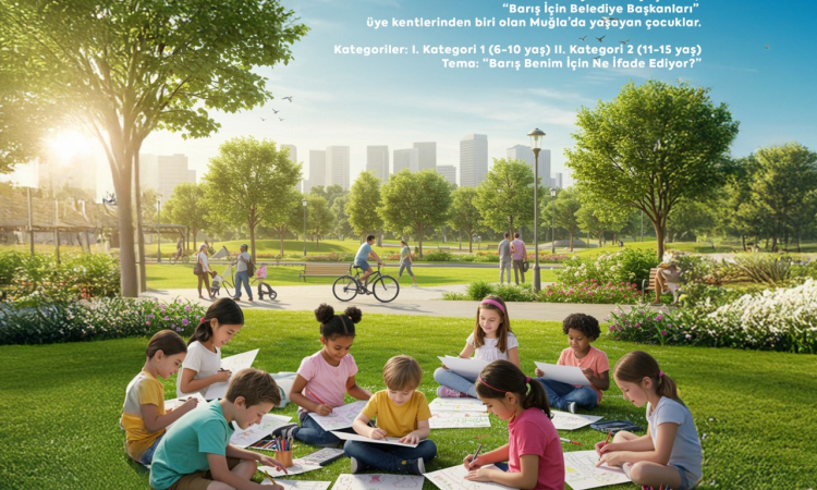 Muğla’da Barış İçin Çocuk Resim Yarışması Başladı!