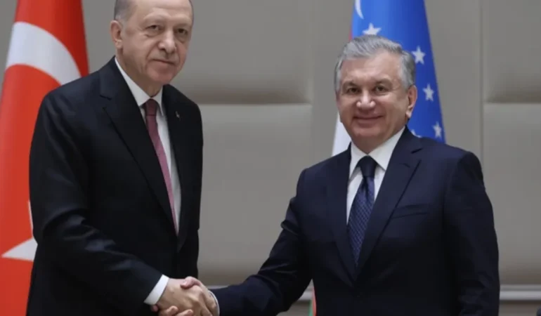Erdoğan ve Mirziyoyev: İkili İlişkiler Gelişiyor