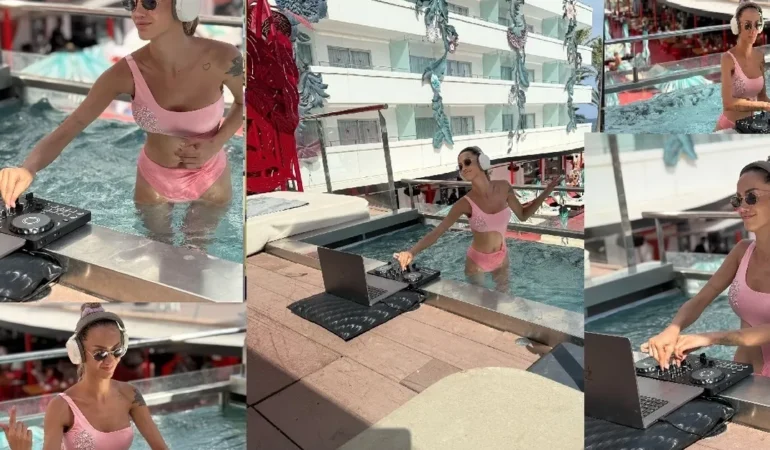 DJ Redcatt’tan Sıra Dışı Havuz Performansı!