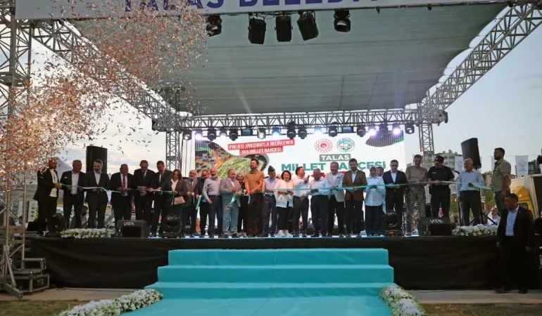 Talas Millet Bahçesi Coşkuyla Açıldı!