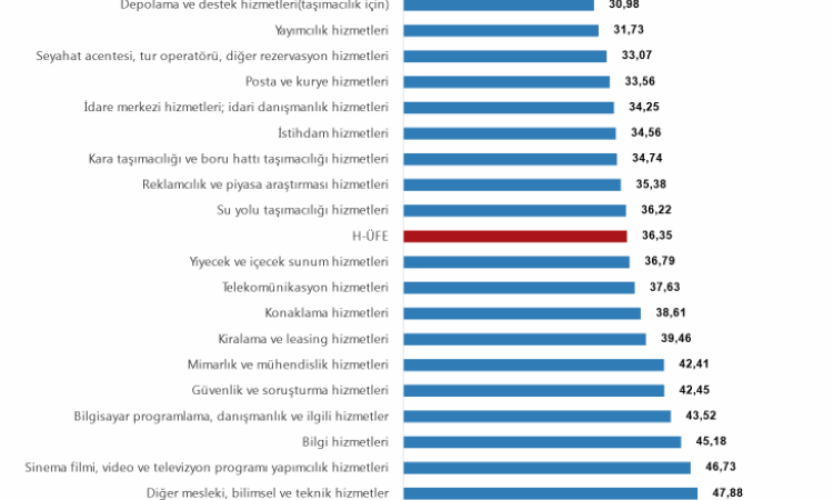 Hizmet Fiyat Endeksi’nde Rekor Artış: Yüzde 36,35