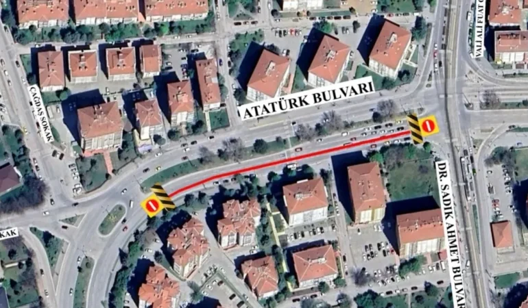 Eskişehir’de Atatürk Bulvarı Yenileniyor!