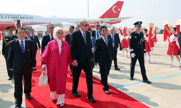 Erdoğan, Şanghay Zirvesi için Çin’e gitti