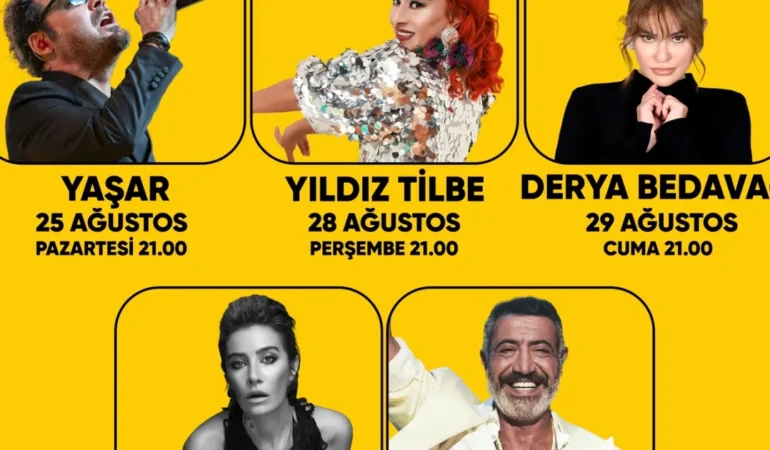 Harbiye’de Yaza Veda: Dev Konserler Sizi Bekliyor!
