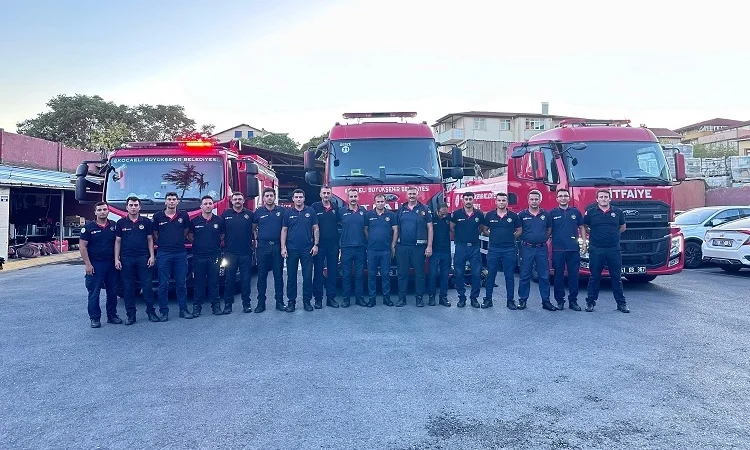 Kocaeli İtfaiyesi Çanakkale’ye Yangın İçin Gitti!