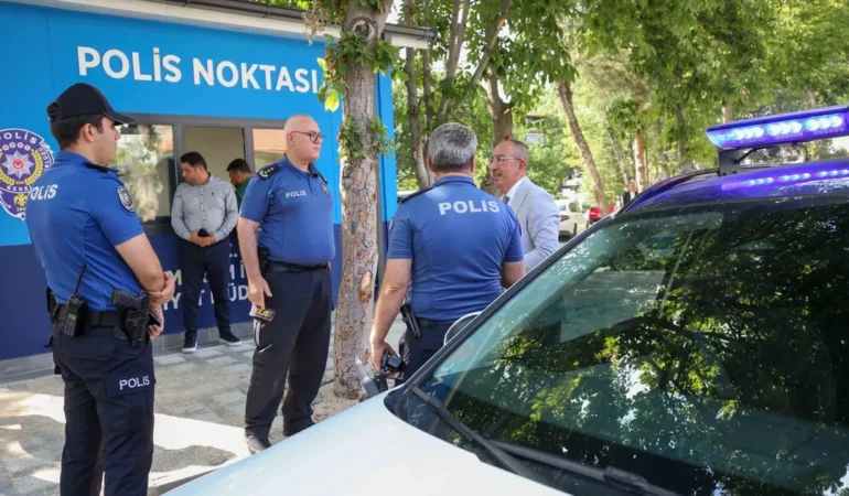 Meram’da Güvenlik İçin Özel Polis Noktası Açıldı