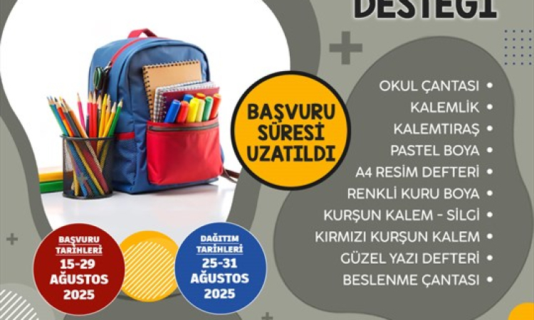 Denizli’den Minik Öğrencilere Kırtasiye Desteği!