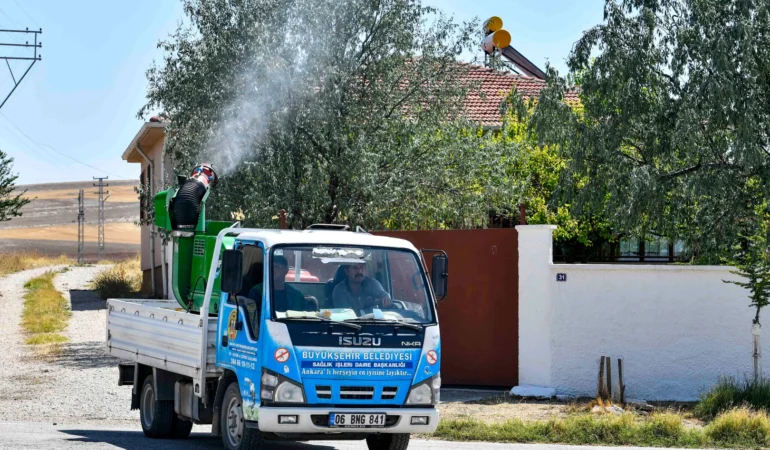 Ankara’da Haşereyle Mücadelede Büyük İlaçlama Seferberliği