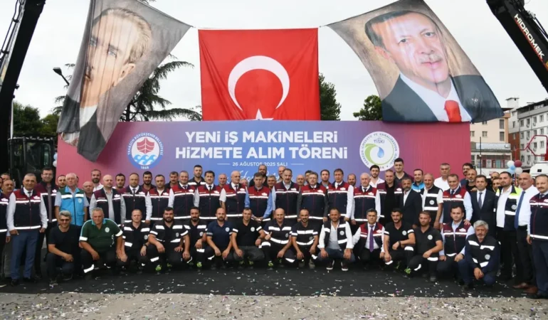 Trabzon’a 19 Yeni İş Makinesi ile Su İyileşiyor!