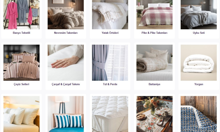 Ev Tekstili Tutkunları İçin Yeni Alışveriş Platformu!