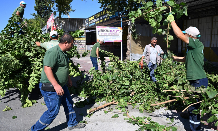 Manisa’da Sanayi Sitesi Taşkın Riskine Karşı Temizlik