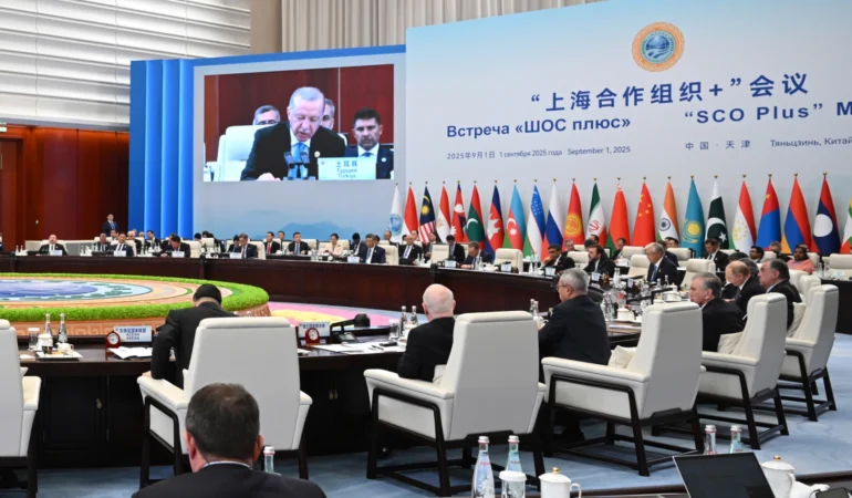 Erdoğan’dan Şanghay Zirvesi’nde Gazze Vurgusu