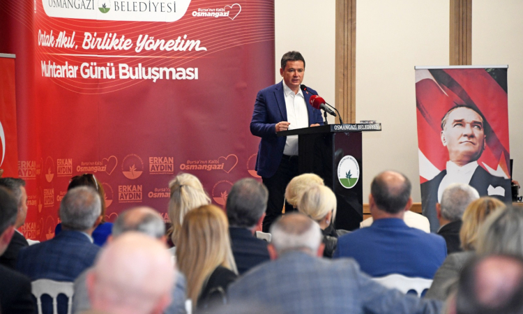 Osmangazi’de Muhtarlar Günü’nde Birlik Mesajları Verildi