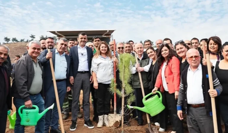 Denizli’de Muhtarlar Günü Fidanlarla Kutlandı