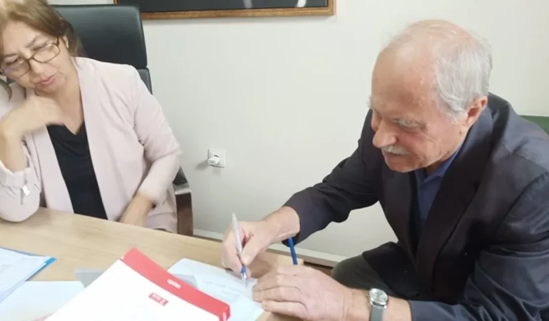 Ali Erzin’den TSK’ya Anlamlı Bağış Töreni