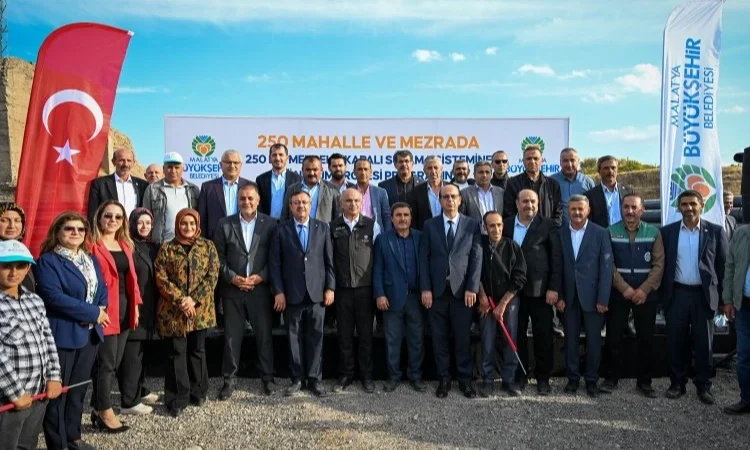 Malatya’da Üreticilere Kapalı Sulama Desteği