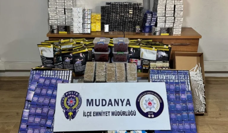 Bursa Mudanya’da 200 Bin TL’lik Kaçak Tütün Ele Geçirildi!