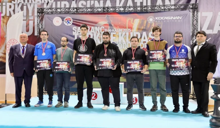 Satranç Türkiye Kupası Kocasinan’da Sona Erdi
