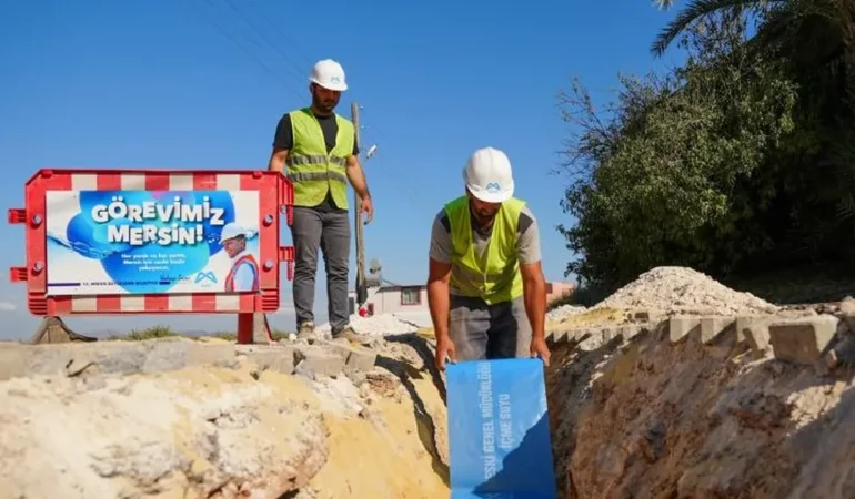 Mersin’de İçme Suyu Hattı Yenilendi, Kesintisiz Su!