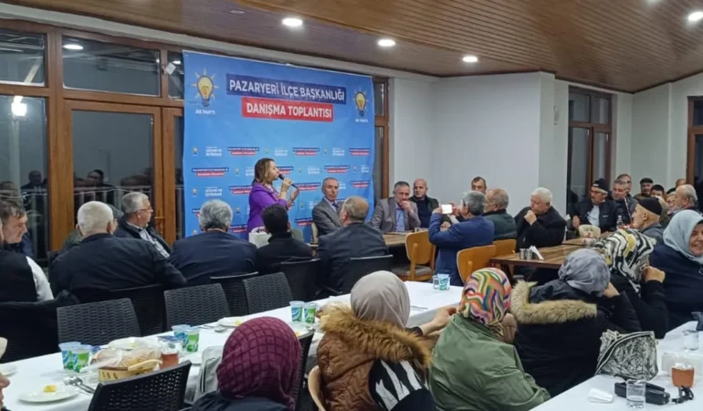 AK Parti Pazaryeri’nde Danışma Toplantısı Yapıldı