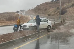 Adıyaman’da Yağışlar Kazaya Yol Açtı!
